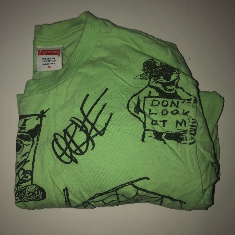 Supreme doodle tee (REAL) from 2017